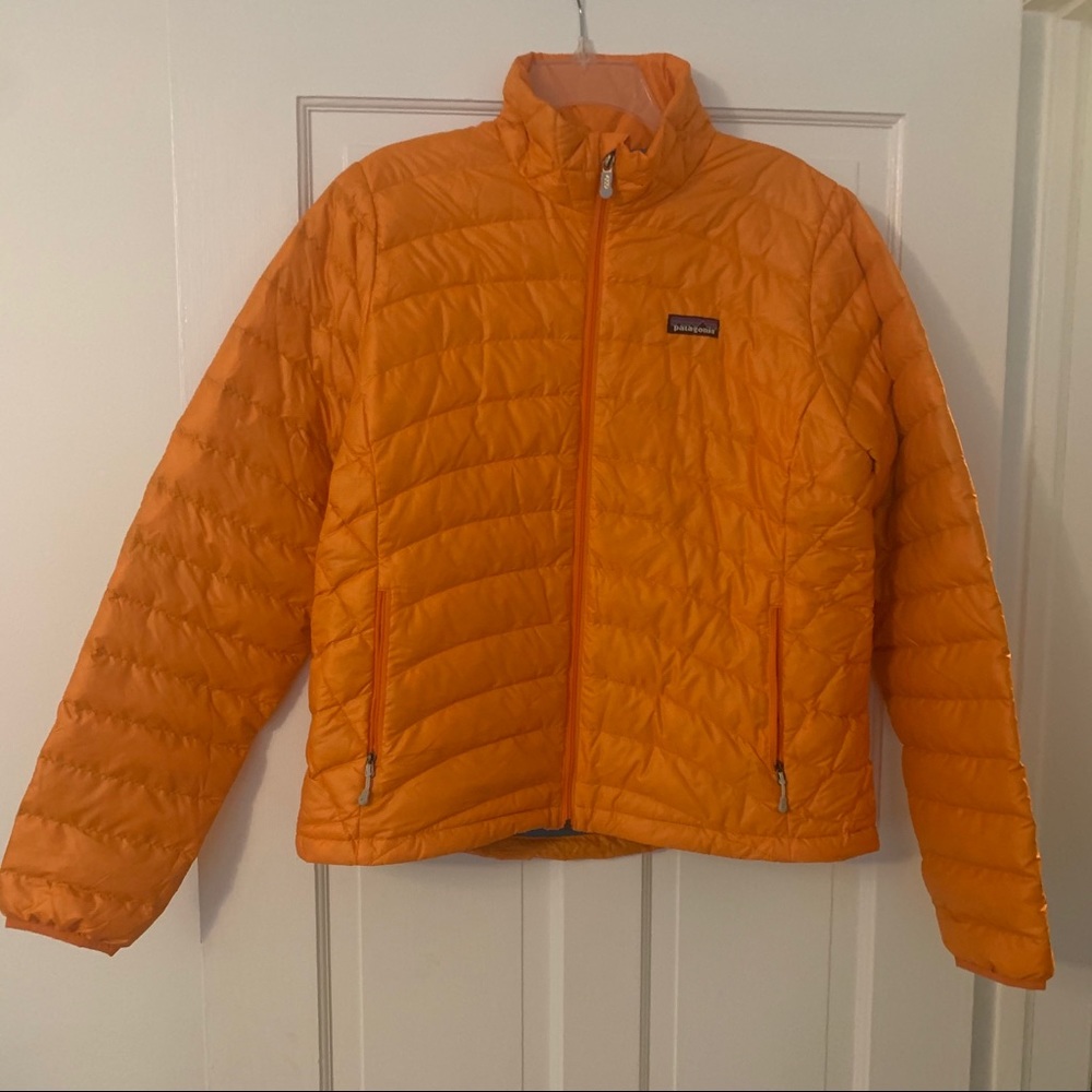 Orange Patagonia Winter jacket